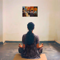The "शस्त्र • शास्त्र • शौर्य • विद्या" Poster | 8K | Premium Glossy - Bharatvarsh Arts--Wall Poster Sets - Buy Indian Spiritual, Mythology, Gods, Warrior Wall Art - For Living Room, Decor