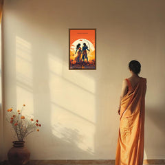 The Ram Sita "Love Meets Victory" Poster | 8K | Premium Glossy