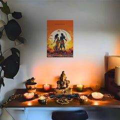 The Ram Sita "Love Meets Victory" Poster | 8K | Premium Glossy