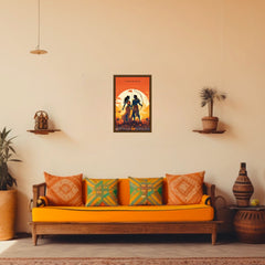 The Ram Sita "Love Meets Victory" Poster | 8K | Premium Glossy