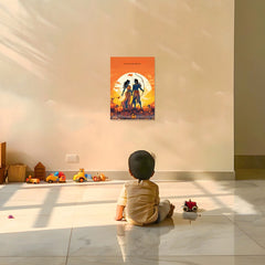 The Ram Sita "Love Meets Victory" Poster | 8K | Premium Glossy