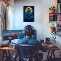 The "शिव ही सत्य है" Shiva Poster  | 8K | Premium Glossy - Bharatvarsh Arts--Wall Poster Sets - Buy Indian Spiritual, Mythology, Gods, Warrior Wall Art - For Living Room, Decor