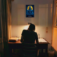 The "शिव ही सत्य है" Shiva Poster  | 8K | Premium Glossy - Bharatvarsh Arts--Wall Poster Sets - Buy Indian Spiritual, Mythology, Gods, Warrior Wall Art - For Living Room, Decor