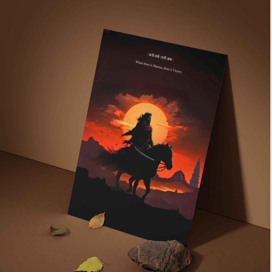 The  'स्वराज्यरक्षक' Chatrapati Sambhaji Maharaj Poster | 8K | Premium Glossy - Bharatvarsh Arts--Wall Poster Sets - Buy Indian Spiritual, Mythology, Gods, Warrior Wall Art - For Living Room, Decor